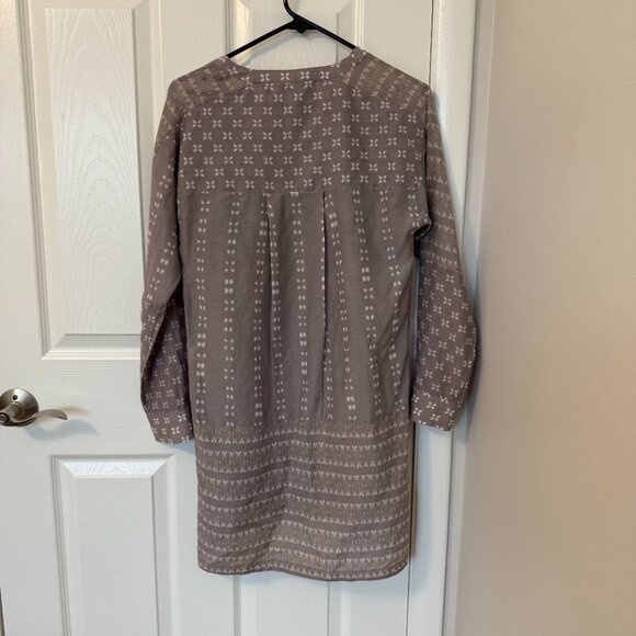 Athleta Ikat Kaftan Shirt Swimsuit Coverup Silk/Cotton Blend XS - Picture 5 of 10